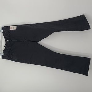 NWT Levi Strauss Signature black jeans size 10 high rise kick boot